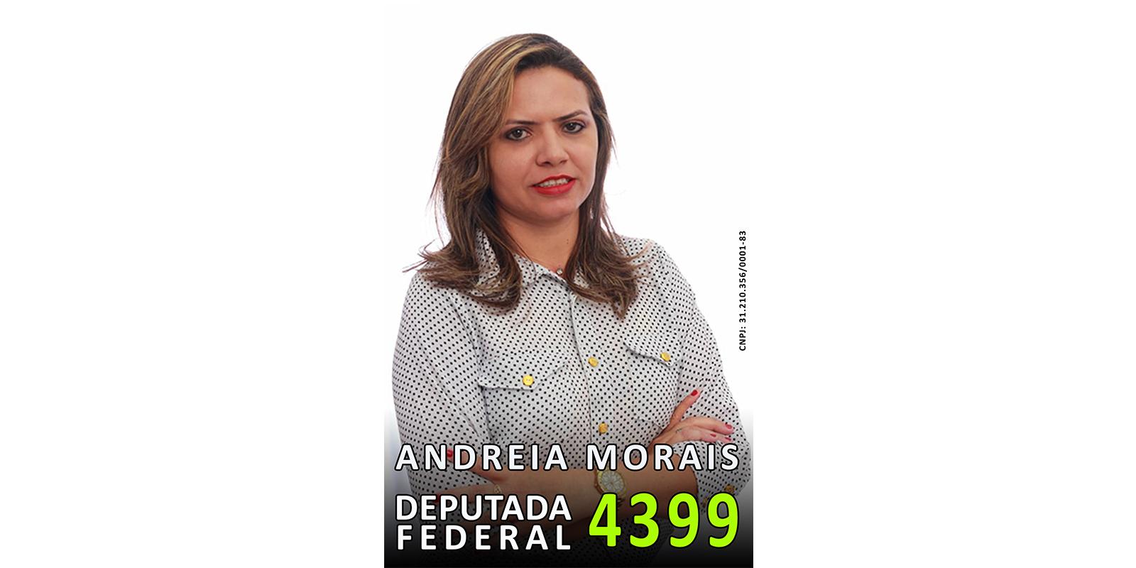 Conheça o Candidata a Deputada Federal pelo PV Andreia Morais