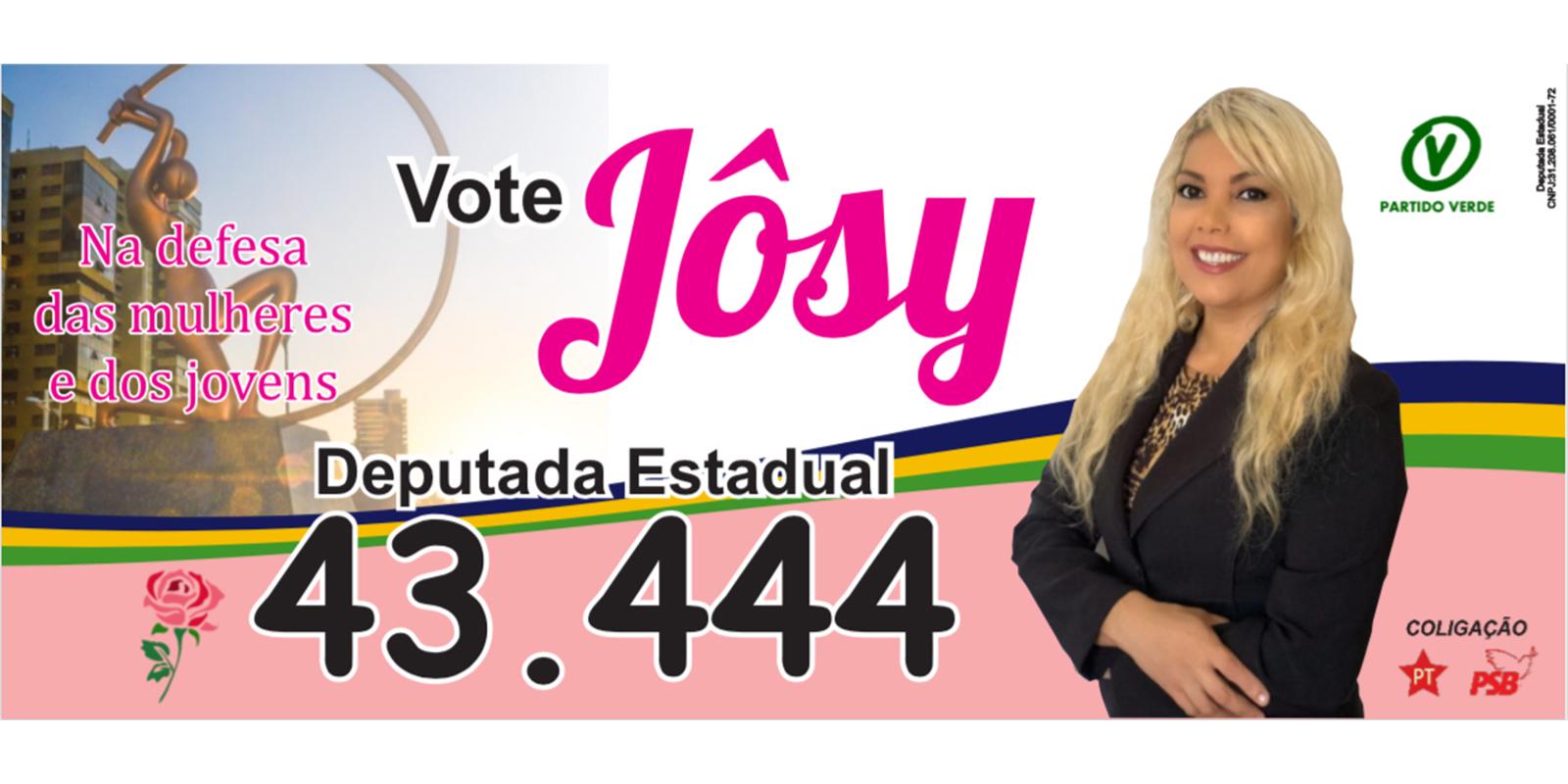 Conheça a Candidata a Deputada Estadual pelo PV Jôsy