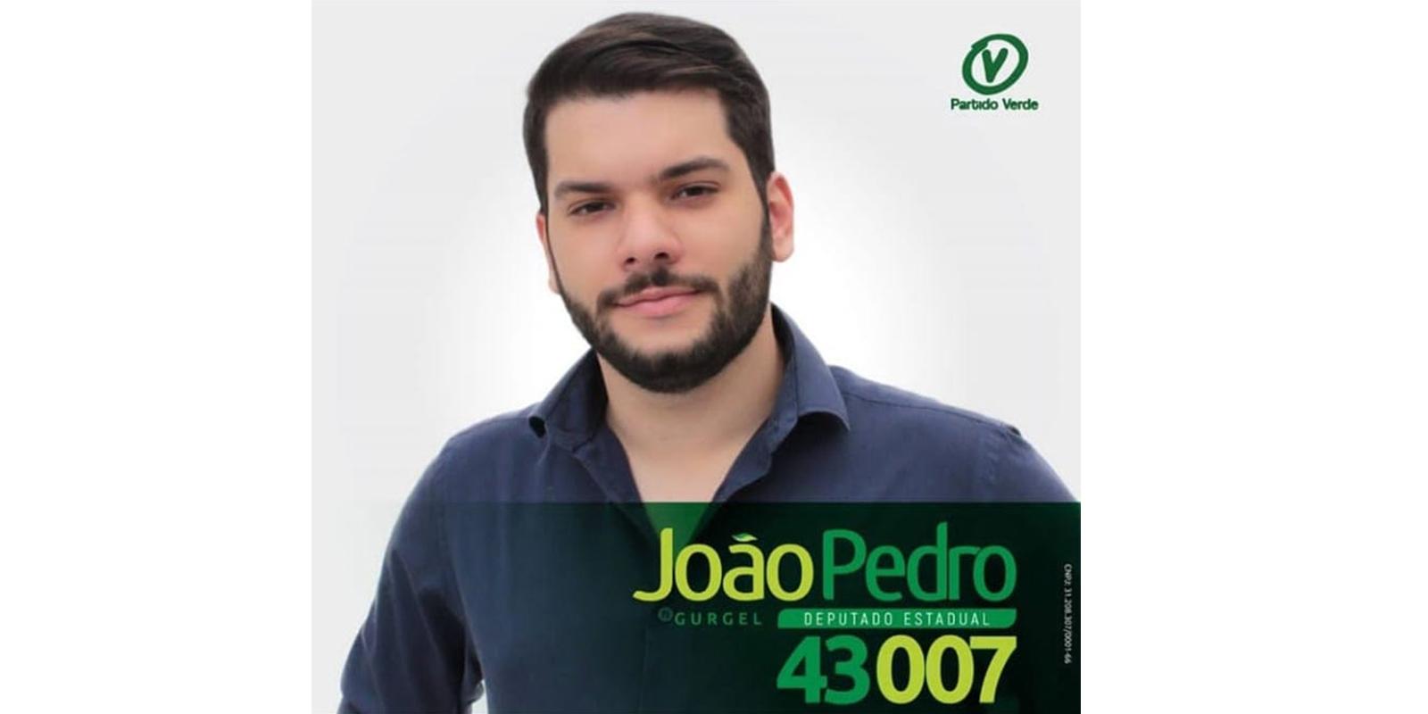 Conheça o Candidato a Deputado Estadual pelo PV João Pedro Gurgel