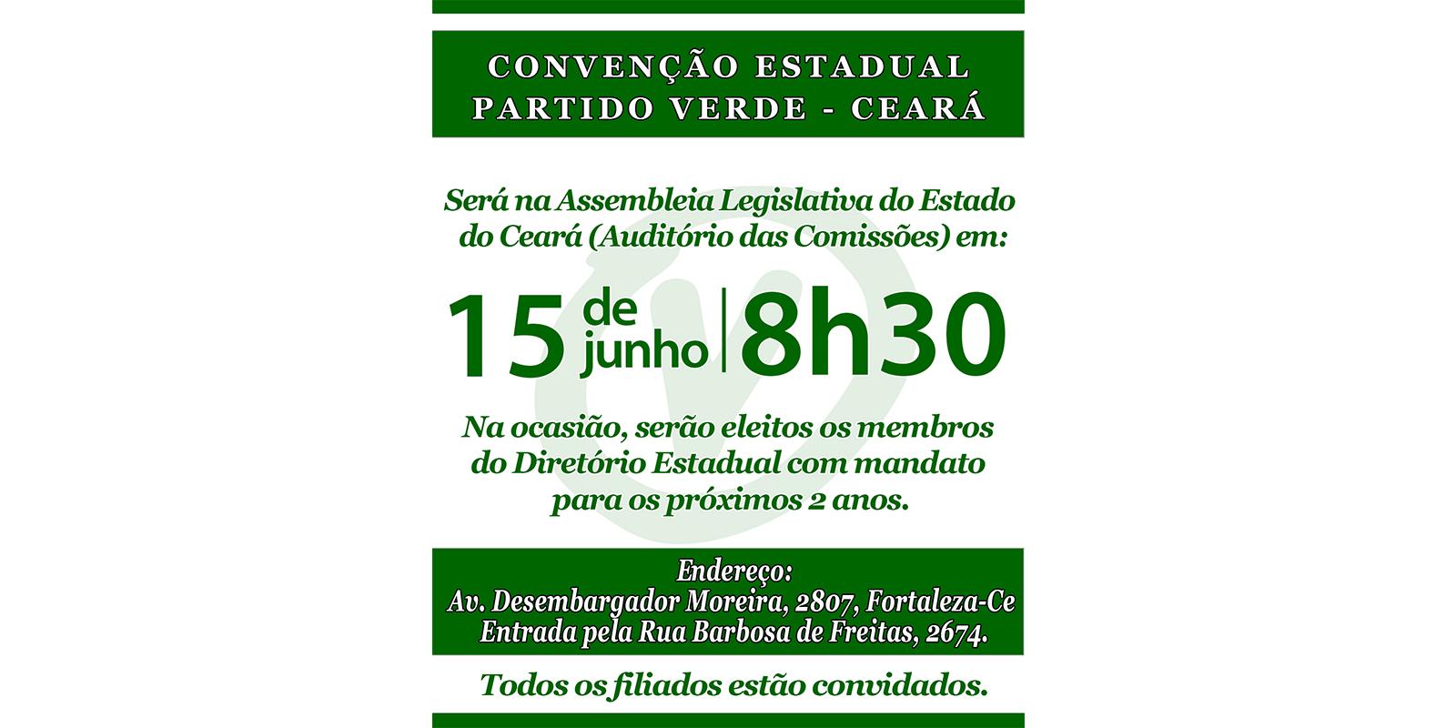 Convenção Estadual do Partido Verde - Ceará
