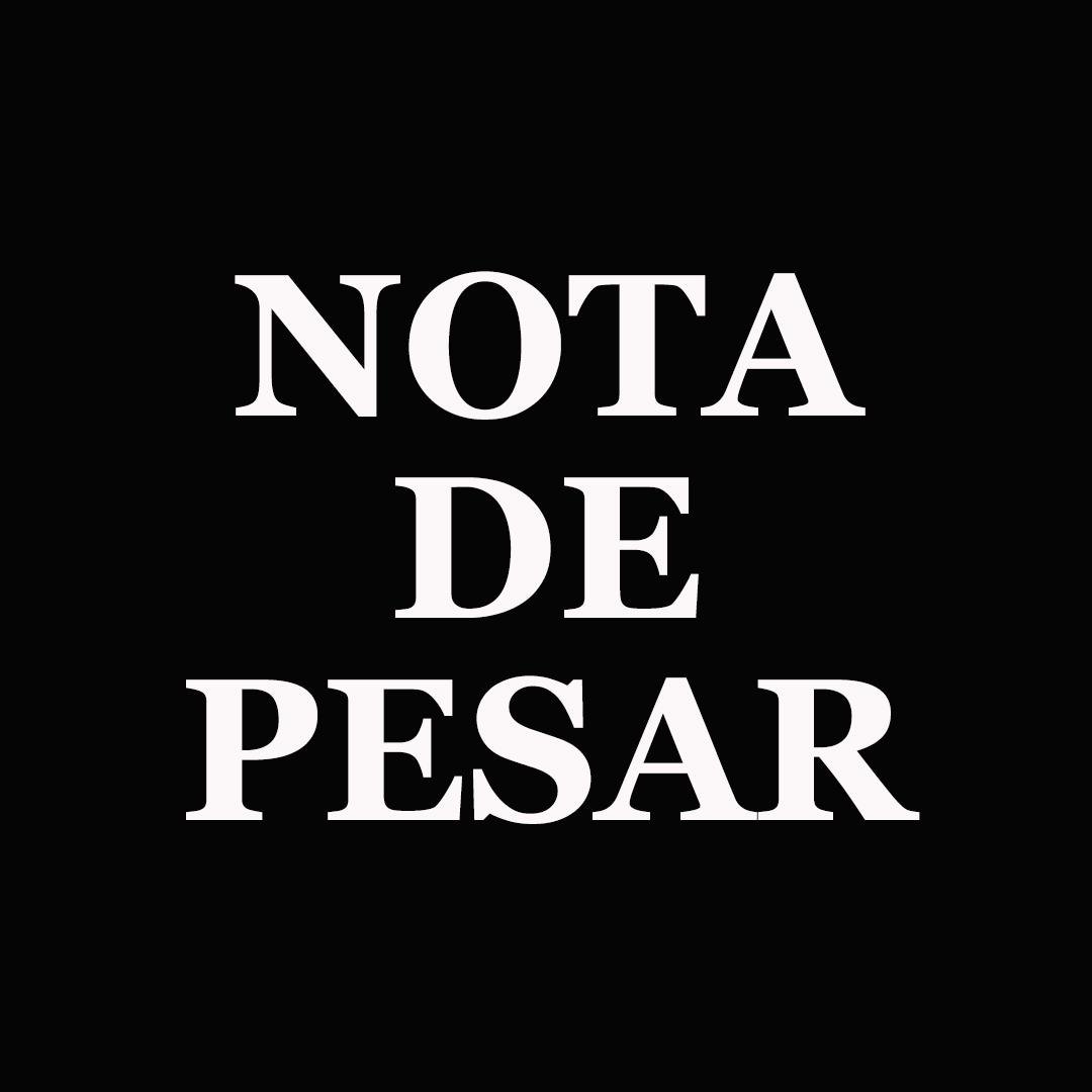 Nota de pesar pelo Falecimento de Ricardo Silva