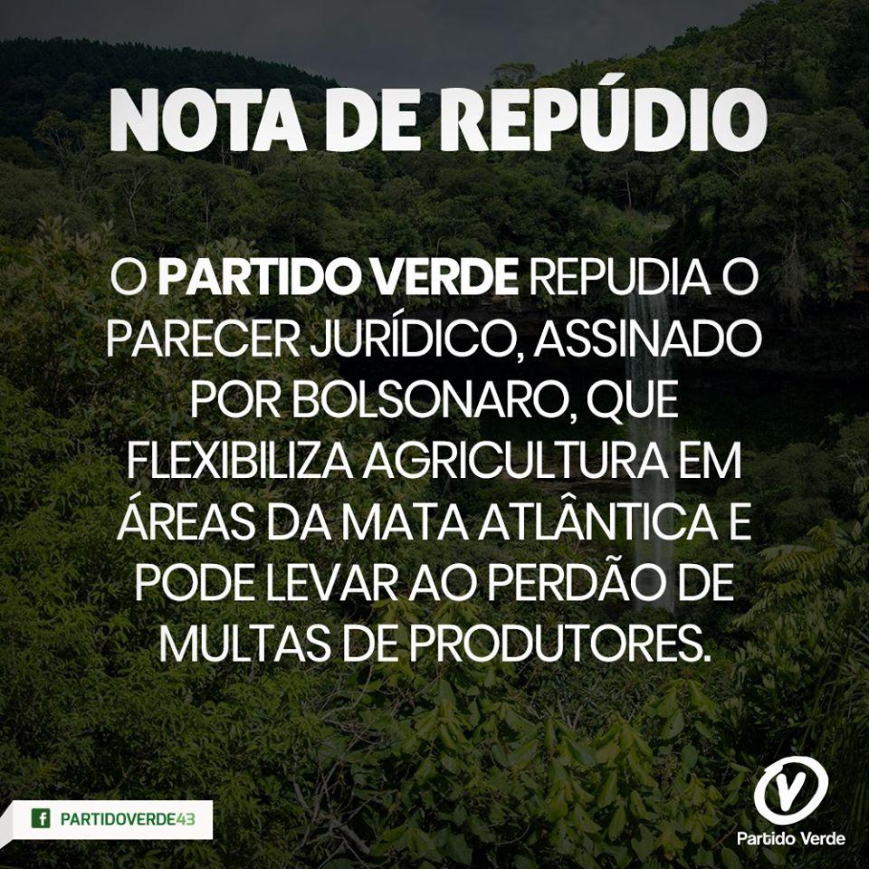 Bolsonaro flexibiliza agricultura em áreas da Mata Atlântica