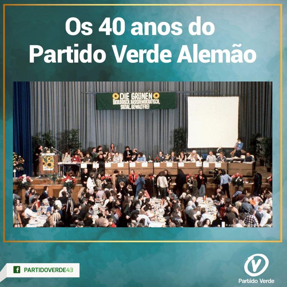 Os 40 anos do Partido Verde alemão