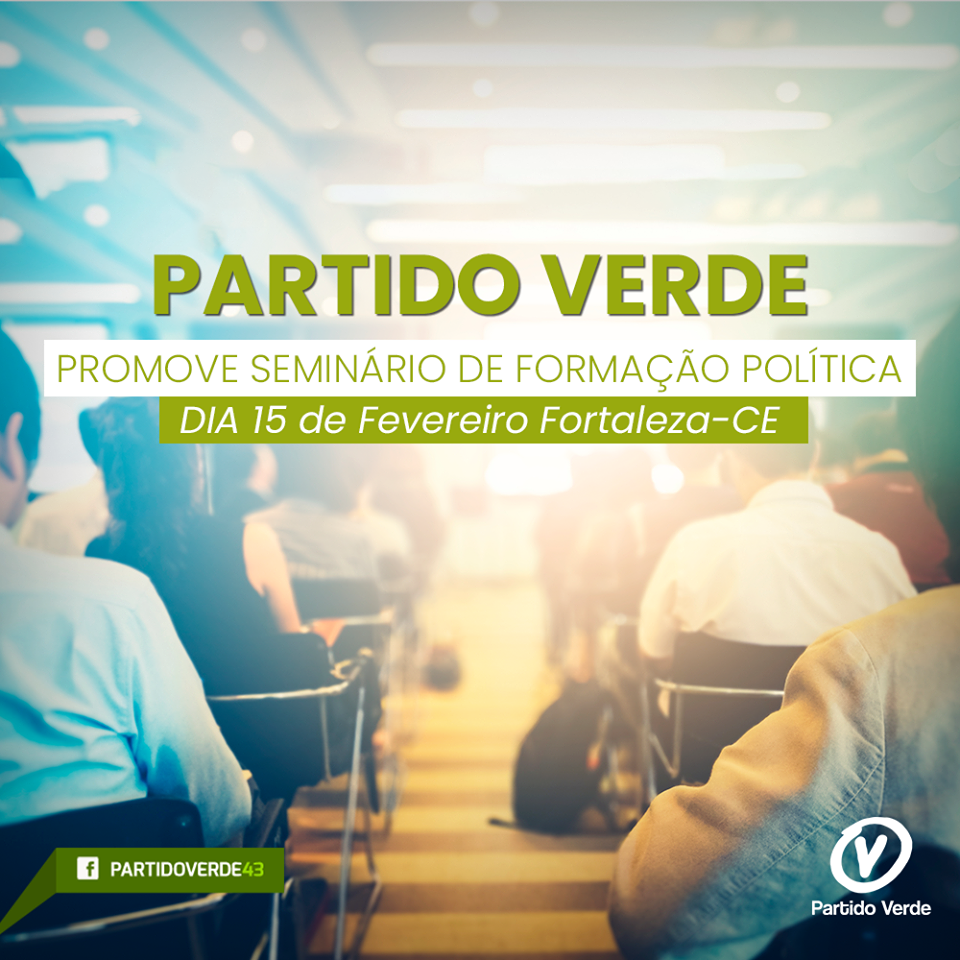 PV PROMOVE SEMINÁRIO DE FORMAÇÃO POLÍTICA NO DIA 15/02